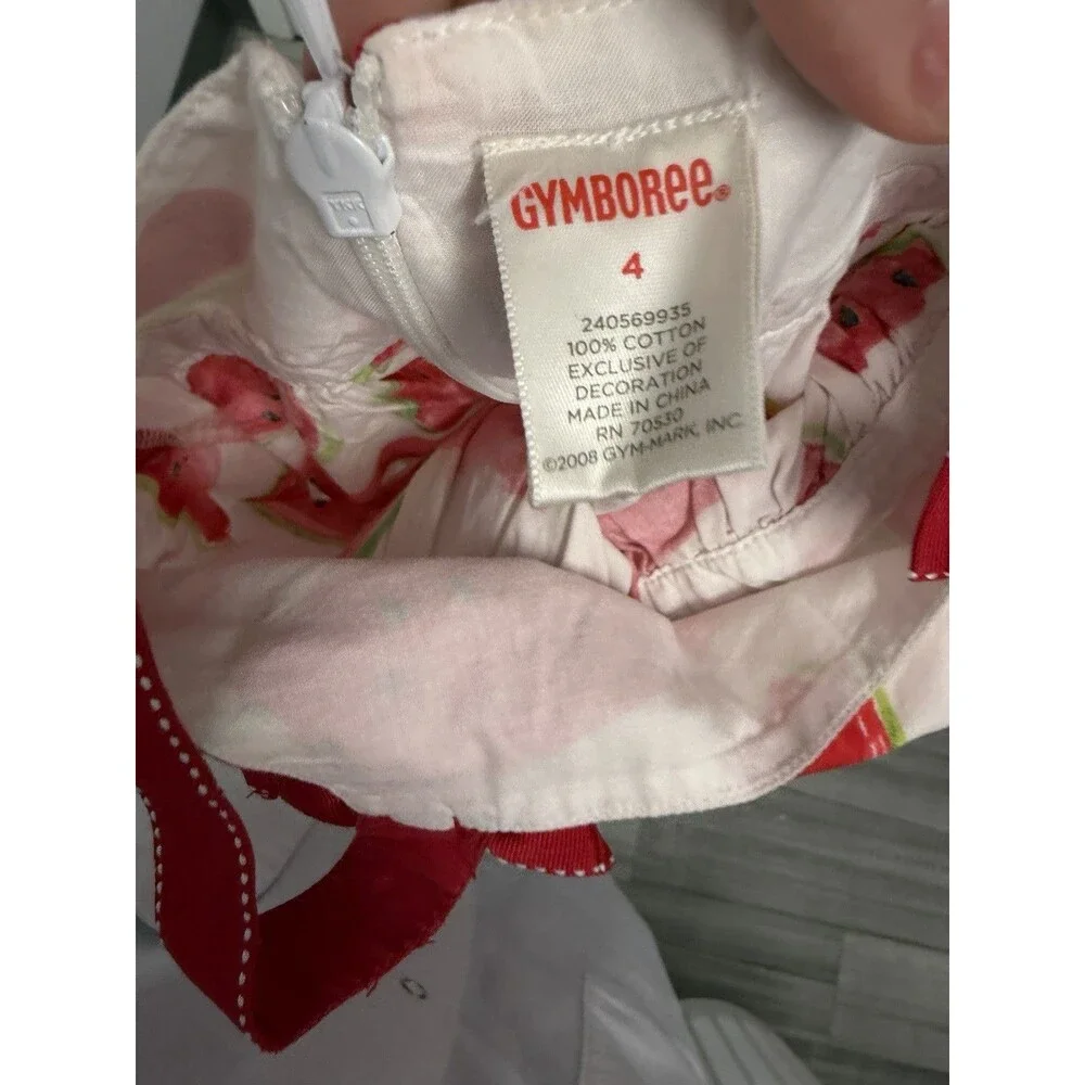 Little Girls Gymboree Watermelon Dress Size 4